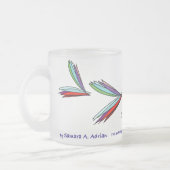 相次ぐなびき フロストグラスマグカップ (左)