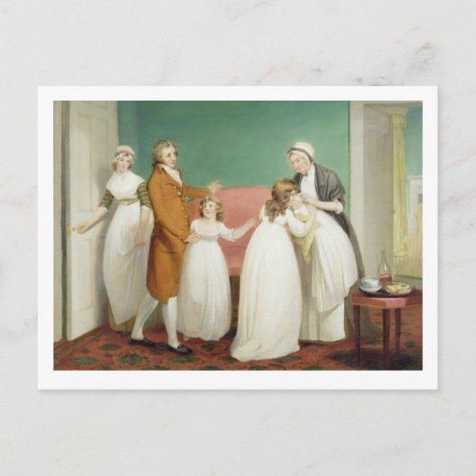 相続人の誕生, c.1799 (キャンバス上の油)も ポストカード (正面)