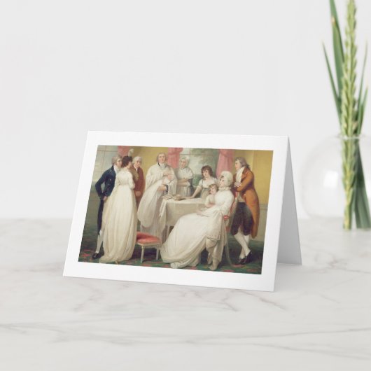 相続人の《キリスト教》洗礼式や命名式、c.1799 (キャンバスの油) se カード (正面)