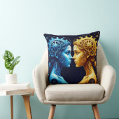 相補型芸術的機械の二重ポートレート クッション (椅子)