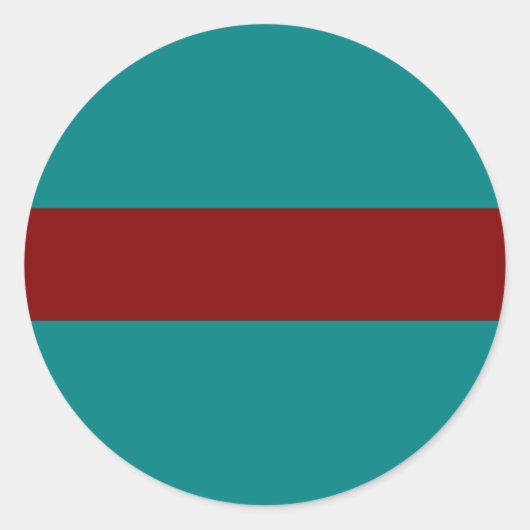 相補的な2色の組み合わせ/ミックス ラウンドシール (正面)