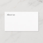 相談業務 名刺 (裏面)