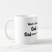 相違その間、神、及び医者は何ですか。… コーヒーマグカップ (左)