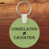 相関が原因と等しくない キーホルダー (裏面)