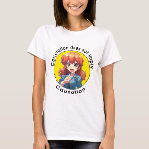 相関関係は原因を意味しない – おもしろい tshir tシャツ