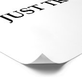 相関関係を理解しようとしているだけだ ポスター (角)