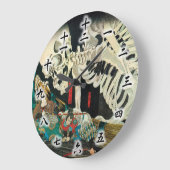 相馬の古内裏、魔法使い、Kuniyoshiが処理する国芳の骨組 ラージ壁時計 (傾斜)
