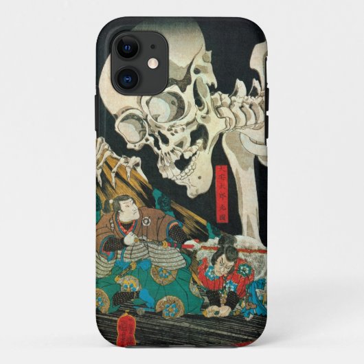 相馬の古内裏、魔法使い、Kuniyoshiが処理する国芳の骨組 Case-Mate iPhoneケース (裏面)