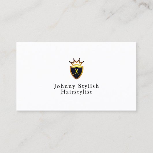 盾および林冠王室のなスタイルの紋章付き外衣 名刺 (正面)