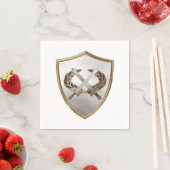 盾と剣 スタンダードカクテルナプキン (インサイチュ)