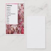 盾に耐えている騎士乗馬馬 名刺 (正面/裏面)