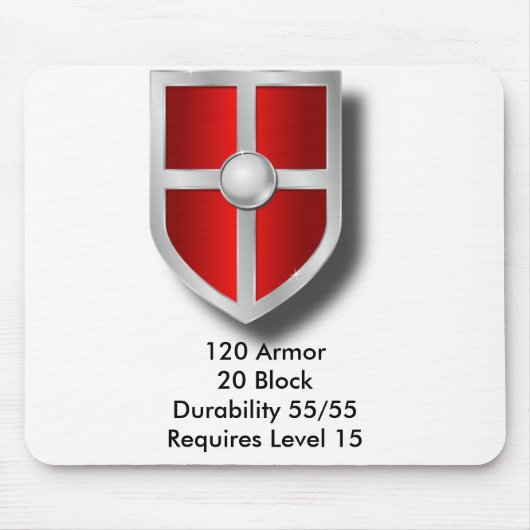 盾のマウスパッド マウスパッド (正面)