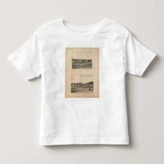 盾、Clemmerの住宅 トドラーTシャツ (正面)