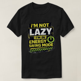省エネモードの引用 Tシャツ