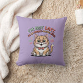 省エネモードの猫 クッション (ブランケット)