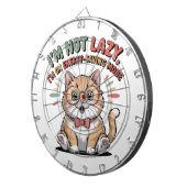 省エネモードの猫 ダーツボード (正面右)