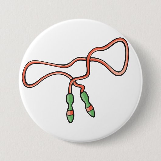 省略ロープボタン 缶バッジ (正面)