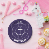 省電力/いかり紙プレート(ライトプリント) ペーパープレート (パーティー)