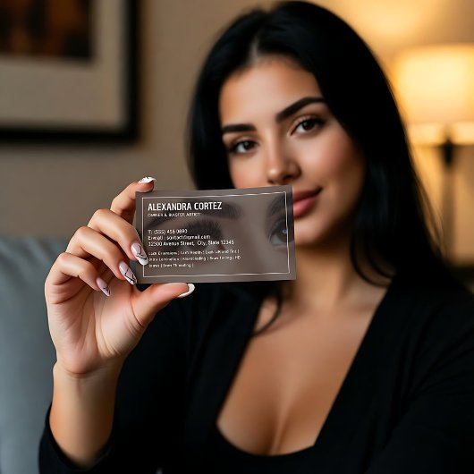 眉と散髪バイリンガルスペインの 名刺