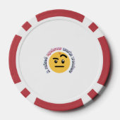 眉の態度：上げた眉は驚異的 ポーカーチップ (裏面)