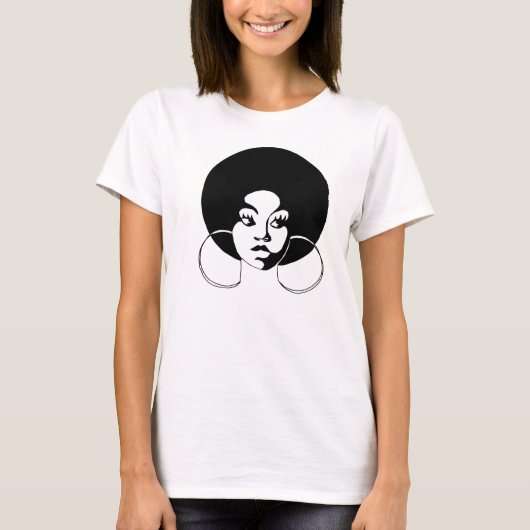 眉をひそめたシスタTシャツ Tシャツ (正面)
