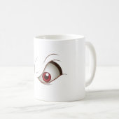眉をひそめる コーヒーマグカップ (正面右)