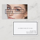 眉グラデーションと睫毛 名刺 (正面/裏面)