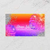 眉タイポグラフィ眉毛サロンマイクロブレイディングマーブル 名刺 (正面)