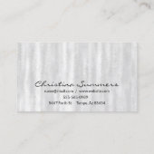 眉毛の目のバラ金ゴールドスレッディングマイクロブレイディングティント 名刺 (裏面)