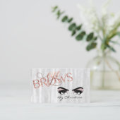 眉毛の目のバラ金ゴールドスレッディングマイクロブレイディングティント 名刺 (スタンド正面)