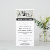 眉毛アフターケアシンプルブラックプラティナ教授 サンキューカード (スタンド正面)