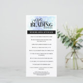 眉毛アフターケアシンプル白黒指導 サンキューカード (スタンド正面)