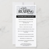 眉毛アフターケアシンプル黒銀色指導書 サンキューカード (正面)