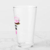 眉毛オンフレックカスタムキスおもしろいリップラッシュピンPIN タンブラーグラス (左)