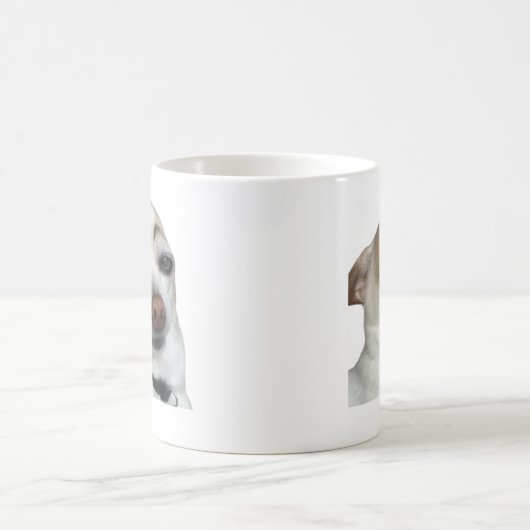 眉毛ドッグミームマグダブルサイド コーヒーマグカップ (中央)