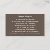 眉毛ミコブラディングアフターケアクラウンバラ 名刺 (裏面)