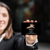 眉毛ミコブラディングアフターケアクラウンブラック王室の 名刺