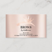 眉毛ミコーブレーディングロゴアフターケアバラロゴ 名刺 (正面)