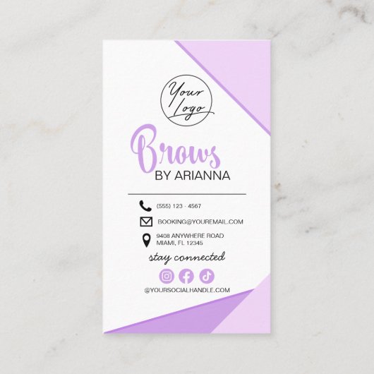 眉毛ラミネートアフターケア指示業務 名刺 (裏面)