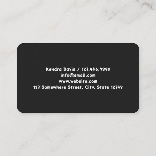 眉毛 名刺 (裏面)