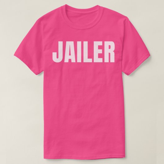 看守おもしろい役職タイトル職業誕生日ギフトID Tシャツ (デザイン正面)