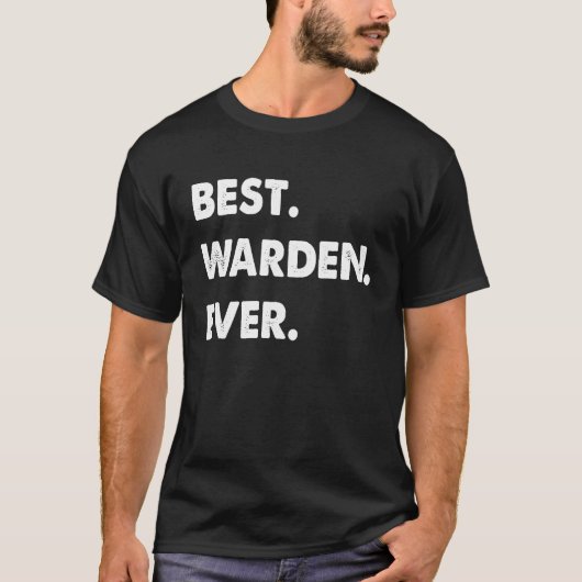 看守職の最高の長が今まで Tシャツ (正面)