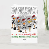 看守：刑務所でのクリスマス シーズンカード (裏面)