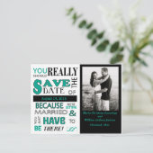 看板はがきを保存（エメラルド） 案内ポストカード (スタンド正面)