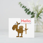 看板はがき付きラクダテンプレート ポストカード (スタンド正面)