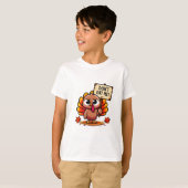 看板を持つ怒った七面鳥 - 私を食べないで!サンクスギビング Tシャツ (正面フル)