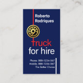 看板クリエイティブ用トラック 名刺 (正面)