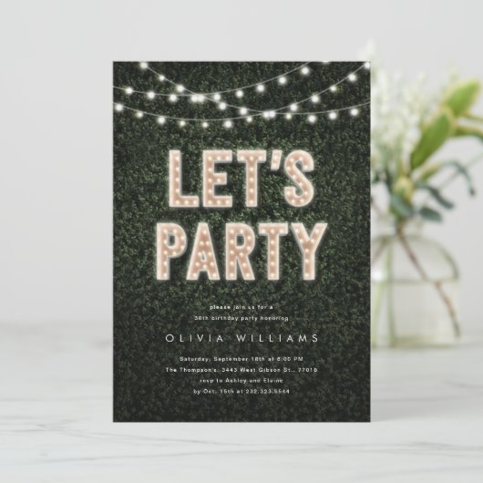 看板ライト あらゆるイベントのデジタルパーティー招待状 招待状 (スタンド正面)