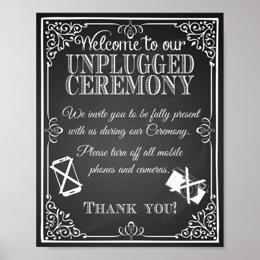 看板結婚の黒板「差し込み式」 ポスター (正面)