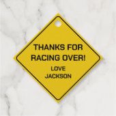 看板 |自動車をテーマにした子供の誕生日 フェイバータグ (正面)